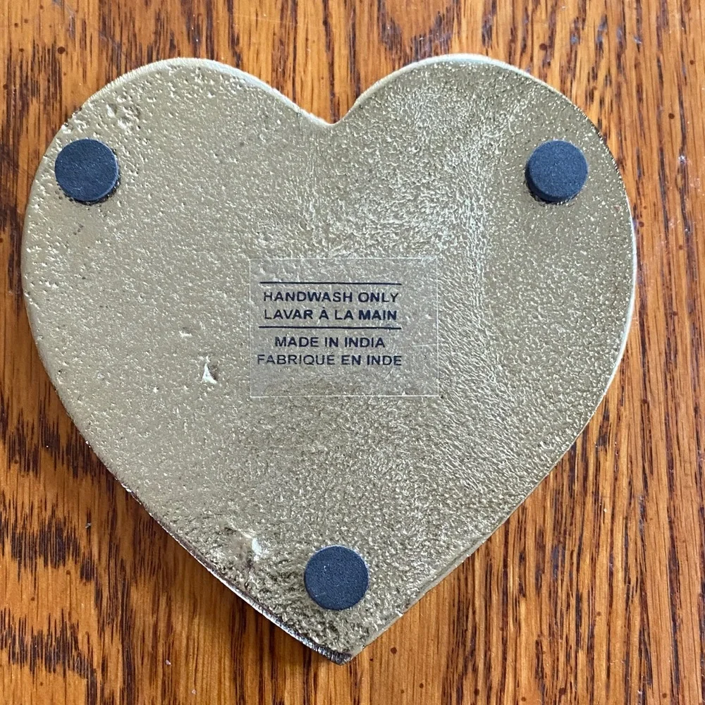 Gold Heart Party Coasters